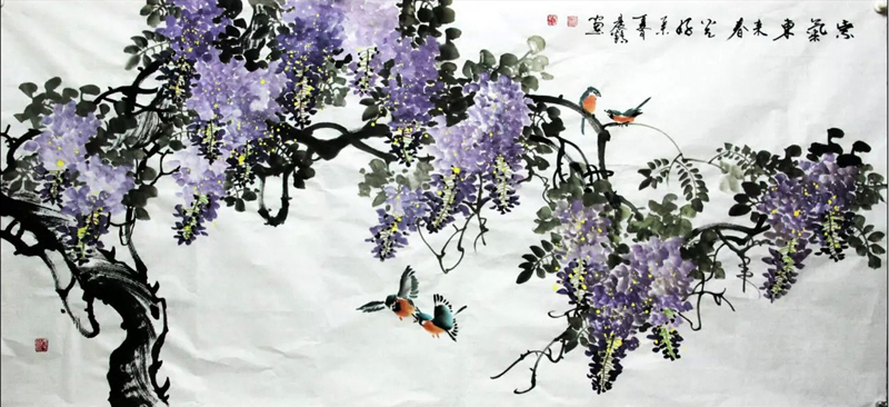 紫气东来春光好