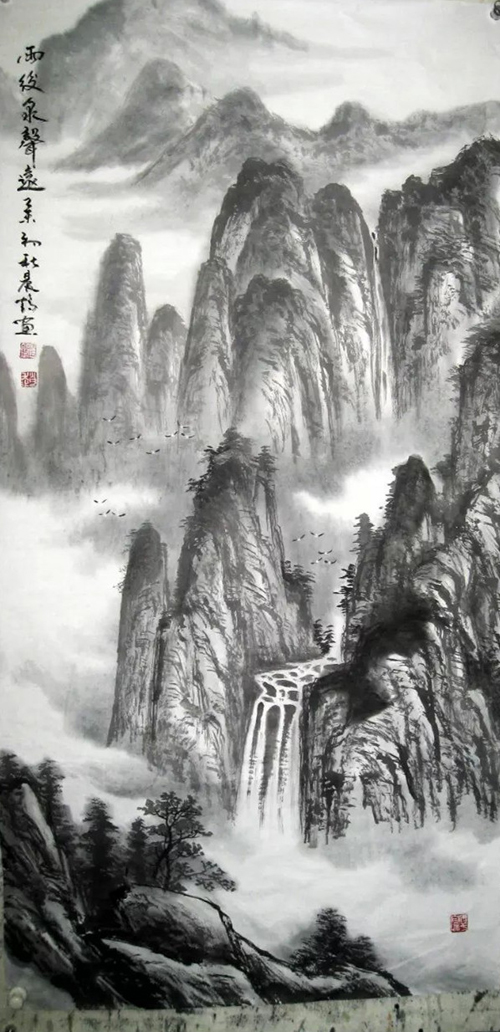 雨后泉声远