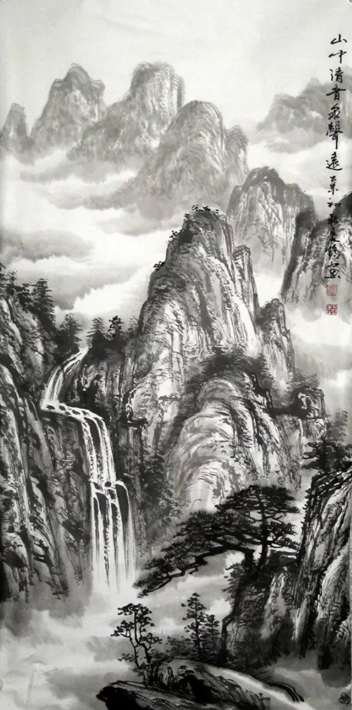 山中清音泉声