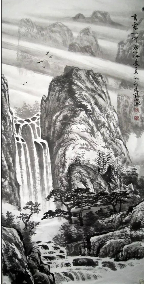 晨鹤作品