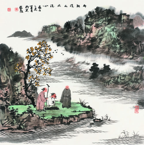 雨能洗山亦洗心