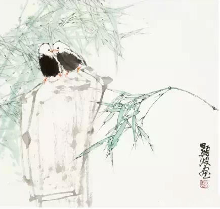 翠竹白头