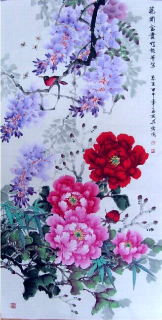 花开富贵竹报平安