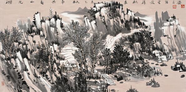 湖光山色