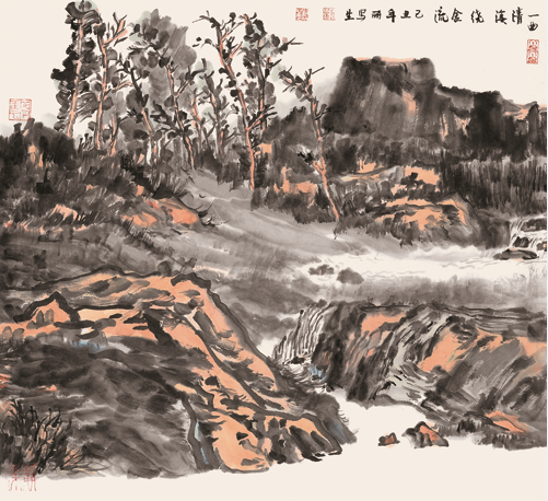 一曲清溪绕舍流