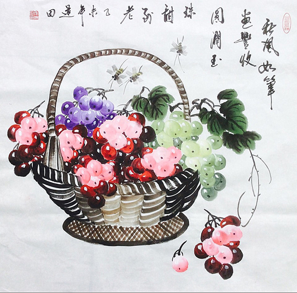 秋风如笔画丰收