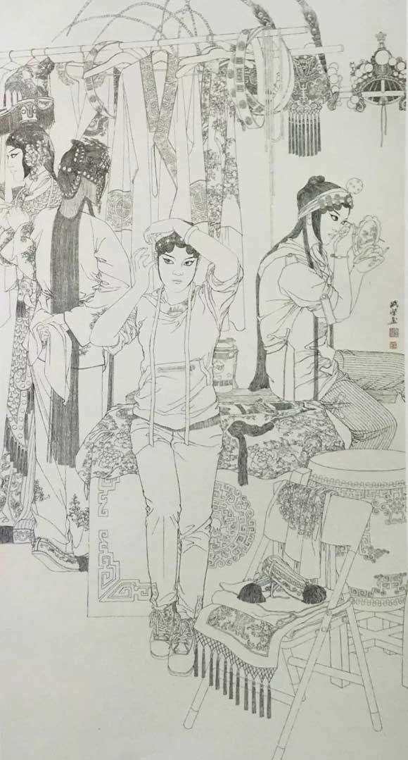 幕后