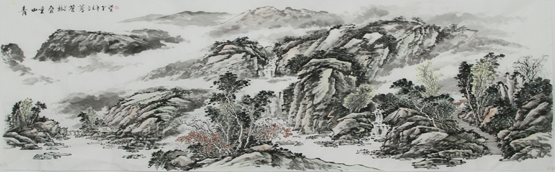青山重叠树苍苍